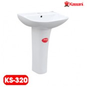 CHẬU LAVABO CHÂN ĐỨNG KASSANI 320 CHẬU LAVABO CHÂN ĐỨNG KASSANI 320